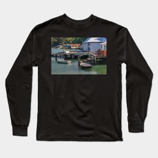 Otago Harbour Boatsheds Long Sleeve T-Shirt
